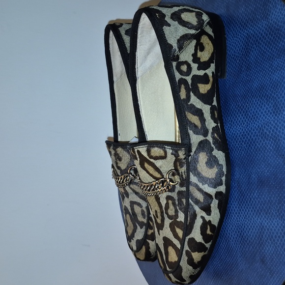 Sam Edelman Lorraine Calf Leather Loafers with Chain Detail sz. 8M (#1724) - Picture 3 of 16